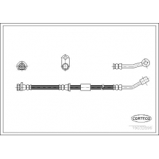 19032896 CORTECO Тормозной шланг