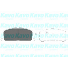 KBP-9109 KAVO PARTS Комплект тормозных колодок, дисковый тормоз