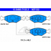 13.0460-7132.2 ATE Комплект тормозных колодок, дисковый тормоз