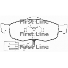 FBP3023 FIRST LINE Комплект тормозных колодок, дисковый тормоз