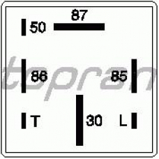 103 718 TOPRAN Реле, система накаливания