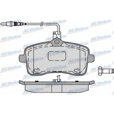 AC619581D AC Delco Комплект тормозных колодок, дисковый тормоз