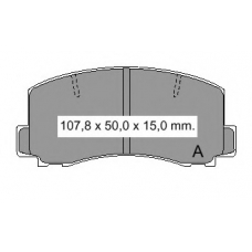 834880 Vema Комплект тормозных колодок, дисковый тормоз