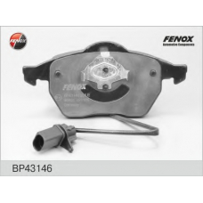 BP43146 FENOX Комплект тормозных колодок, дисковый тормоз