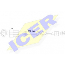 610471 E C ICER Сигнализатор, износ тормозных колодок