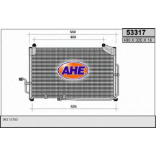 53317 AHE Конденсатор, кондиционер