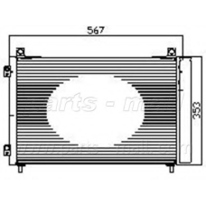 PXNCX-048L Parts mall Конденсатор, кондиционер