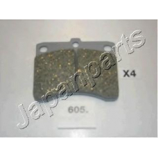 PA-605AF JAPANPARTS Комплект тормозных колодок, дисковый тормоз