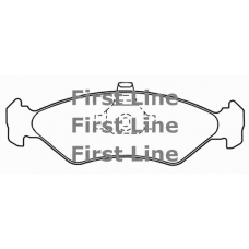 FBP3129 FIRST LINE Комплект тормозных колодок, дисковый тормоз
