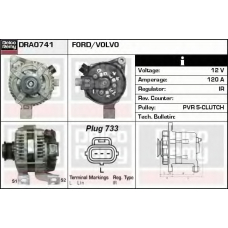 DRA0741 DELCO REMY Генератор