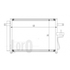 019-016-0007 LORO Конденсатор, кондиционер