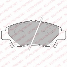 LP2194 DELPHI Комплект тормозных колодок, дисковый тормоз