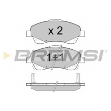 BP3094 BREMSI Комплект тормозных колодок, дисковый тормоз