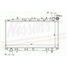 62963 NISSENS Радиатор, охлаждение двигателя