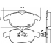 MDK0193 MINTEX Комплект тормозов, дисковый тормозной механизм