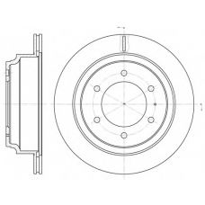 6515.10 ROADHOUSE Тормозной диск