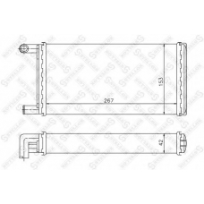 10-35067-SX STELLOX Теплообменник, отопление салона