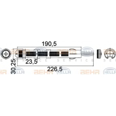 8FT 351 335-241 HELLA Осушитель, кондиционер