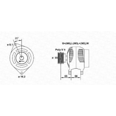 943356963010 MAGNETI MARELLI Генератор