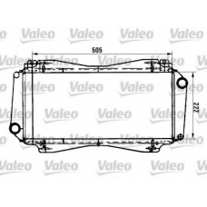 961398 VALEO Радиатор, охлаждение двигателя