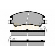 PA477 BRAKE ENGINEERING Комплект тормозных колодок, дисковый тормоз