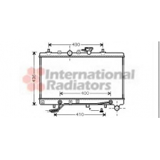 83002035 VAN WEZEL Радиатор, охлаждение двигателя