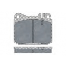 SP 130 PR SCT Комплект тормозных колодок, дисковый тормоз