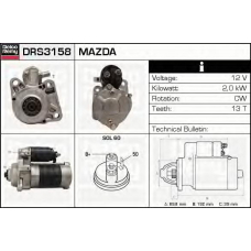 DRS3158 DELCO REMY Стартер