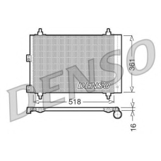 DCN07006 DENSO Конденсатор, кондиционер