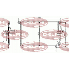 TSP0225097 DELPHI Конденсатор, кондиционер