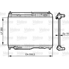 735378 VALEO Радиатор, охлаждение двигателя