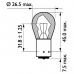13496MLCP PHILIPS Лампа накаливания, фонарь указателя поворота; Ламп