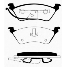 J PP-993AF JAPANPARTS Комплект тормозных колодок, дисковый тормоз