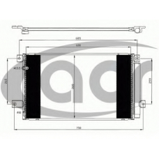 300643 ACR Конденсатор, кондиционер