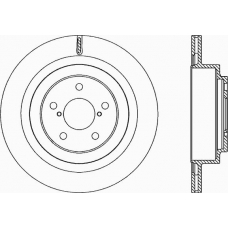 BDR2219.20 OPEN PARTS Тормозной диск