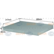 8FL 352 214-011 HELLA Фильтр, воздух во внутренном пространстве