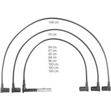 0300890598 BERU Комплект проводов зажигания