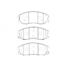 WBP24510A WAGNER LOCKHEED Комплект тормозных колодок, дисковый тормоз