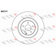 BS7517 FTE Тормозной диск
