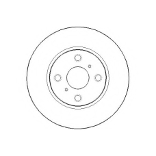 NBD1723 NATIONAL Тормозной диск
