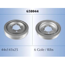 658044 Malo Ременный шкив, коленчатый вал