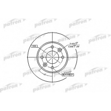 PBD1013 PATRON Тормозной диск