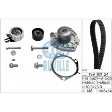 56036711 RUVILLE Водяной насос + комплект зубчатого ремня