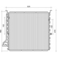 350203455000 MAGNETI MARELLI Конденсатор, кондиционер