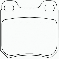 T1016-ECO PAGID Комплект тормозных колодок, дисковый тормоз
