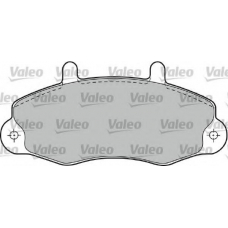 540557 VALEO Комплект тормозных колодок, дисковый тормоз