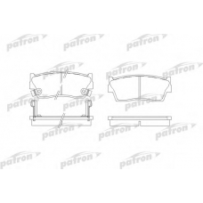 PBP712 PATRON Комплект тормозных колодок, дисковый тормоз