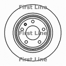 FBD342 FIRST LINE Тормозной диск