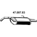 47.087.83 EBERSPACHER Глушитель выхлопных газов конечный