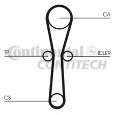 CT1041 CONTITECH Ремень ГРМ